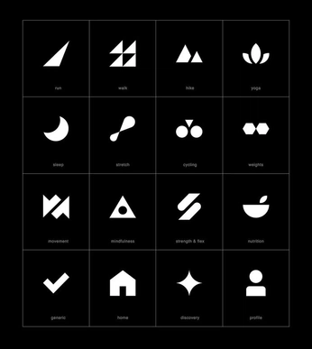 A cover of "Icons & pictograms" cluster. The owner is sakari. The cluster consists of 30 elements.