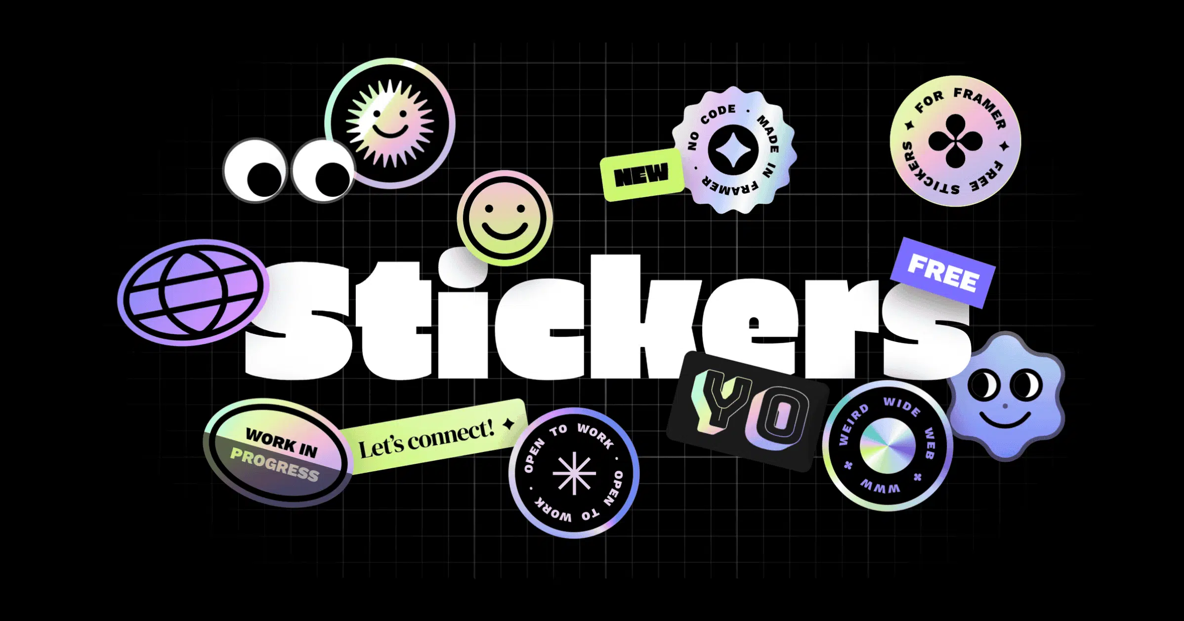 A cover of "stickers" cluster. The owner is cadena. The cluster consists of 13 elements.