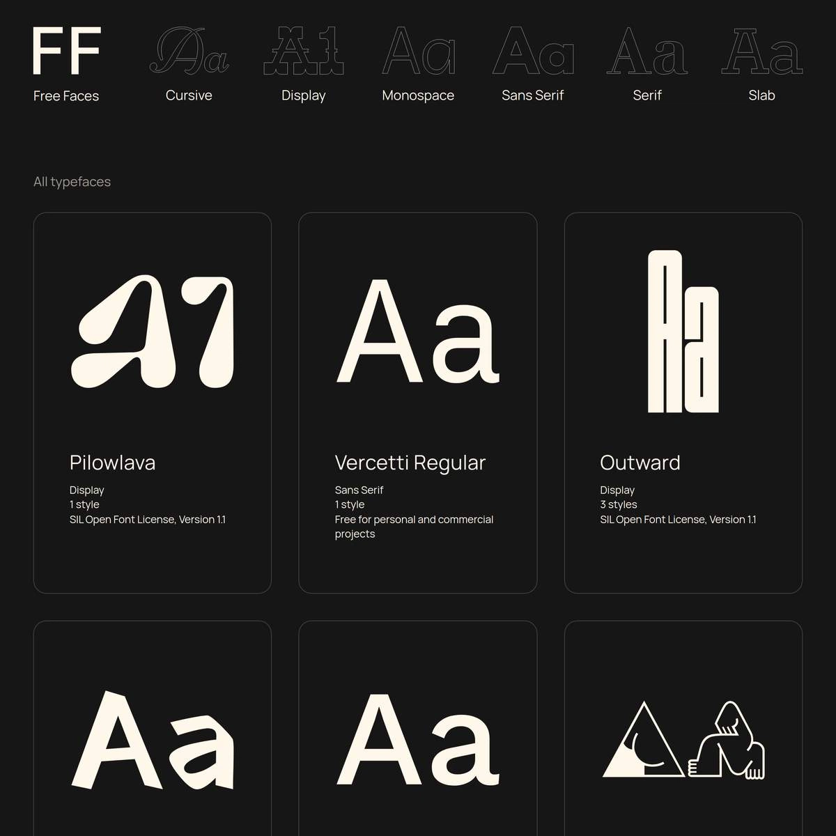 A cover of "Fonts" cluster. The owner is taifuart. The cluster consists of 4 elements.